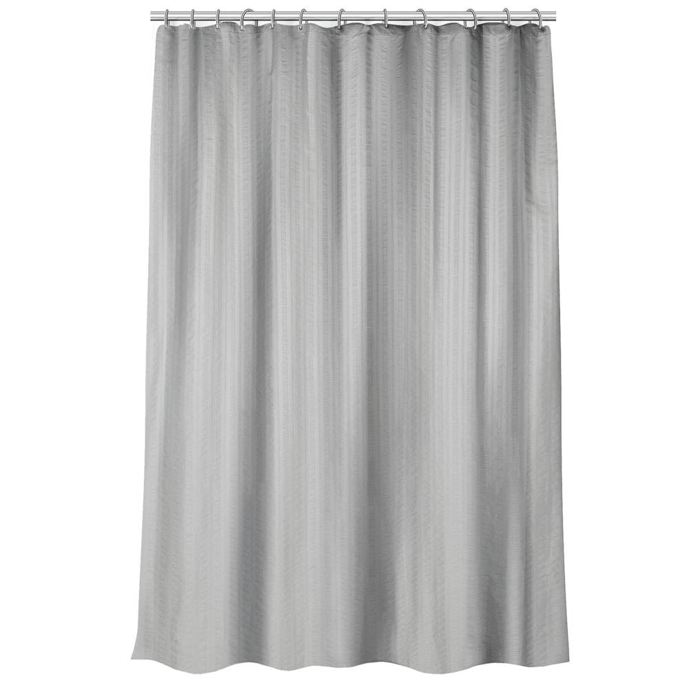 Штора для ванной 180х200см SWANNY, GRANIT3, серый, полиэстер, SWC-80-24-GRY, арт.№ 461-645