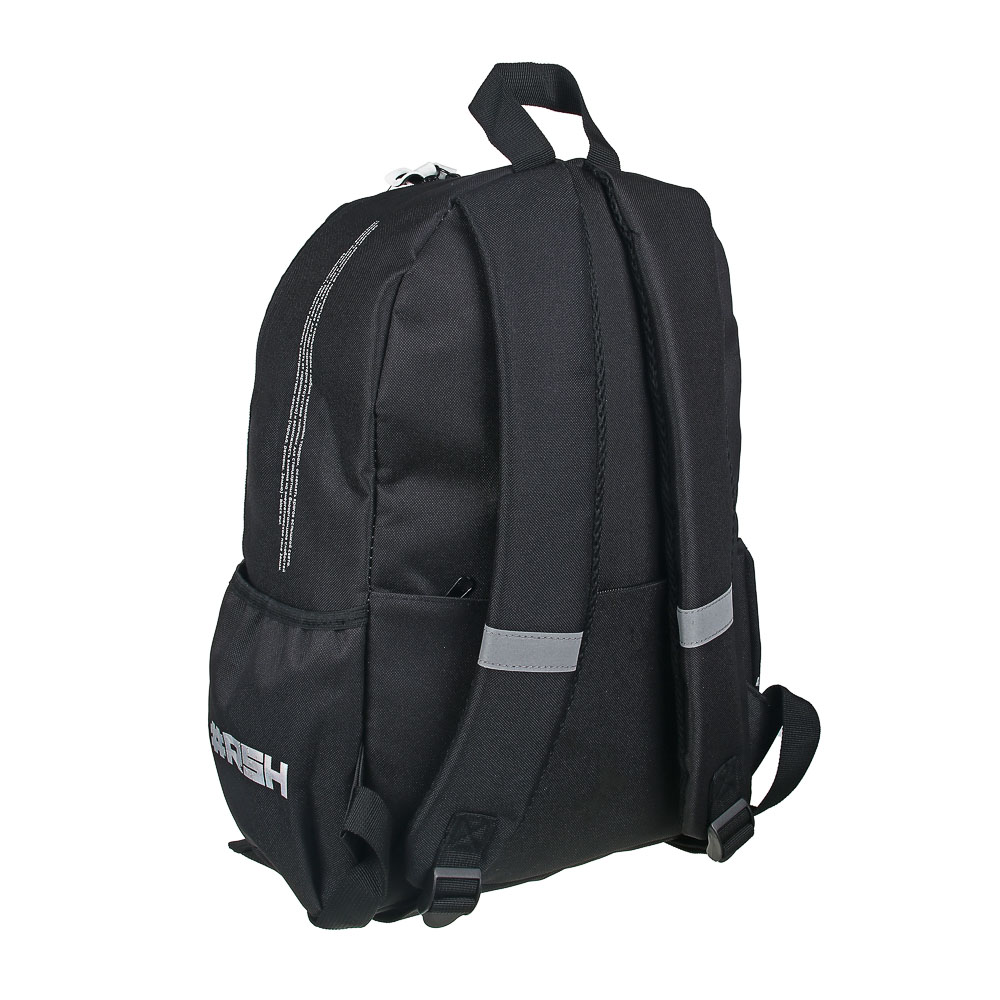 BY ЗАРЯ Рюкзак подростковый, 41x29x18см, "Сияние", 1 отделение, 4 кармана, блестящий ПЭ, арт.№ 254-465