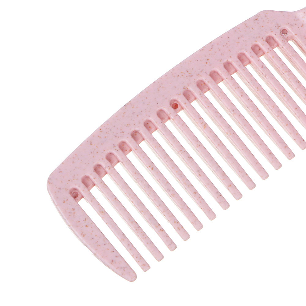 ЮНИLOOK Расческа массажная Эко, дерево, нейлон, 21х4,5 см, 2 цвета, арт.№ 319-171