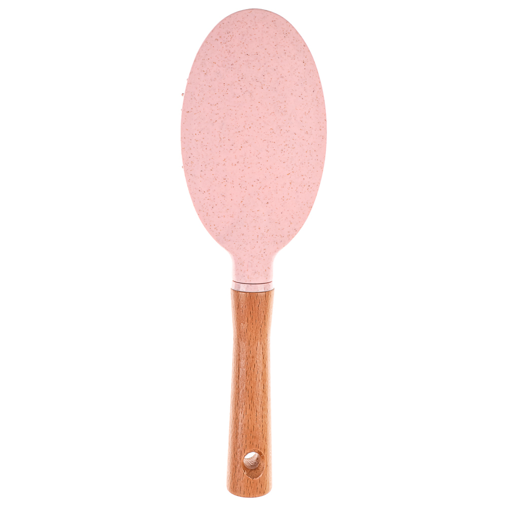 ЮНИLOOK Расческа массажная Эко, дерево, нейлон, 23,5х7 см, 2 цвета, арт.№ 319-169