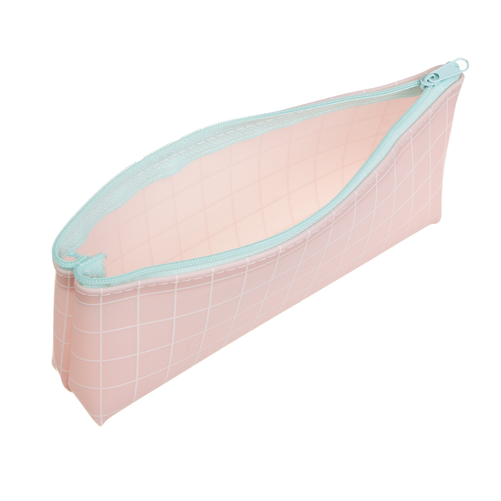 Пенал прямоугольный, 21x3x8см, "Ничего лишнего", 1 отделение на молнии, силикон, арт.№ 524-367