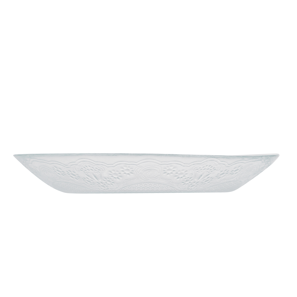 PASABAHCE Лейси Тарелка 215*165мм, упрочненное стекло, арт.№ 877-757