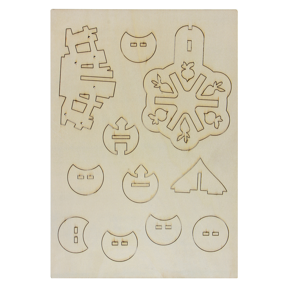 ИГРОЛЕНД Конструктор из дерева "Сказка про Репку ", дерево, 30х22см, арт.№ 891-327