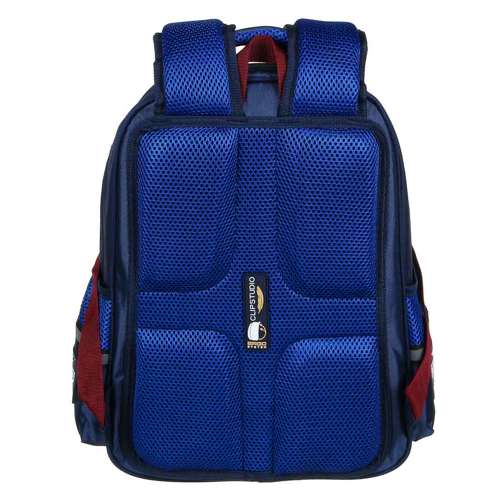 Хайскул Рюкзак подростковый, улучш., 41x31x18см, 2 отд., 3 кармана, уплотненная спинка и лямки, арт.№ 254-442