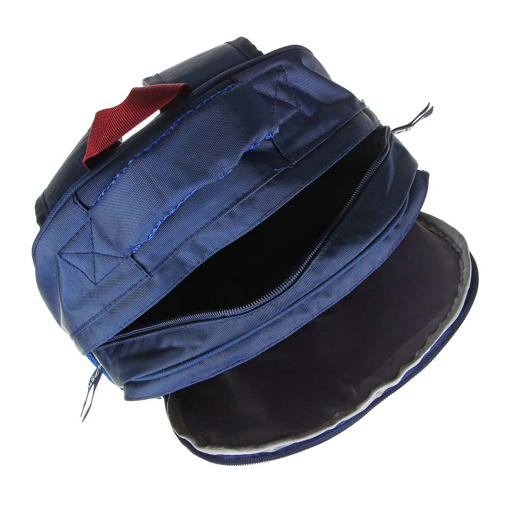 Хайскул Рюкзак подростковый, улучш., 41x31x18см, 2 отд., 3 кармана, уплотненная спинка и лямки, арт.№ 254-442