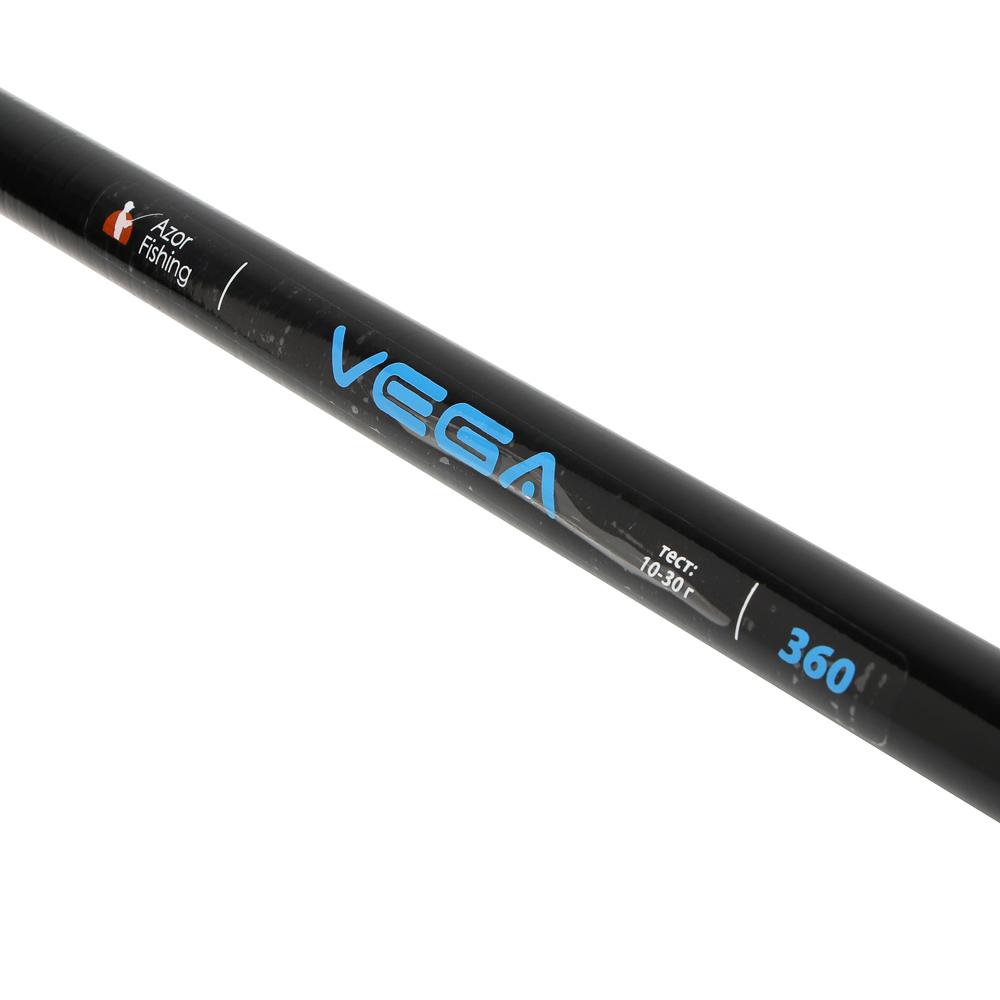 Удочка с кольцами "Вега" тм AZOR FISHING, телескоп., файбергласс, 3,6м, тест 10-30гр., арт.№ 338-533