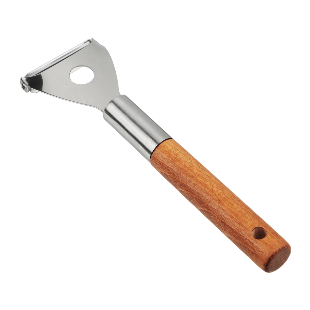 SATOSHI ЭКО Овощечистка ЭКО, 18.5х5.5см, нерж.сталь, бук, арт.№ 882-388