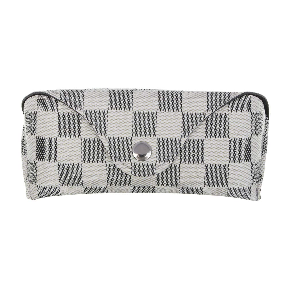 ЮL Футляр для солнцезащитных очков на кнопке, ПУ, 16,5х6,5см, 4 цвета, арт.№ 339-109