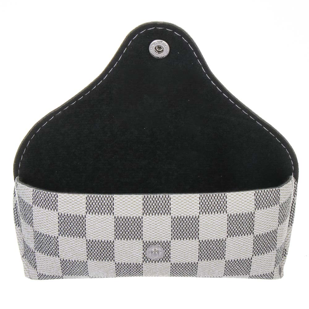 ЮL Футляр для солнцезащитных очков на кнопке, ПУ, 16,5х6,5см, 4 цвета, арт.№ 339-109