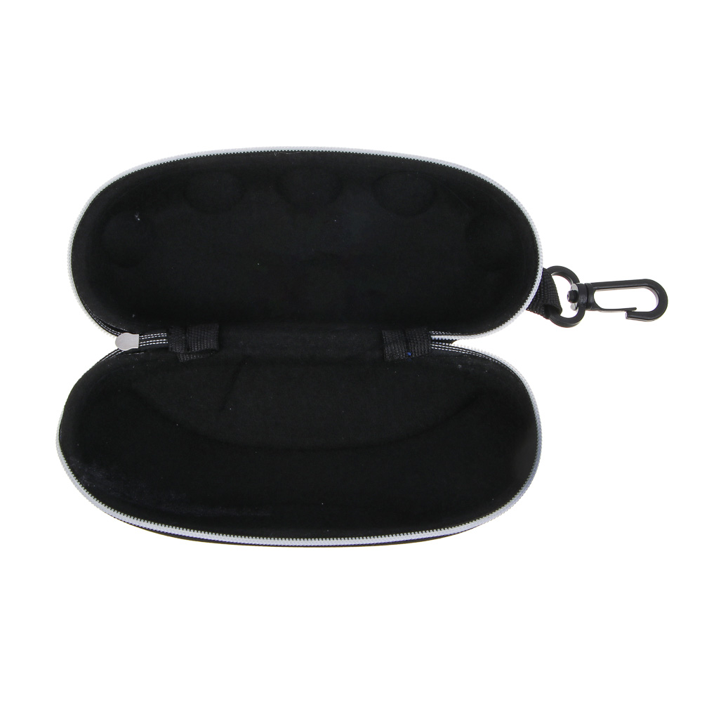 ЮL Футляр для очков на молнии с карабином, ЭВА, 16х6,5см, 3 цвета, арт.№ 339-110