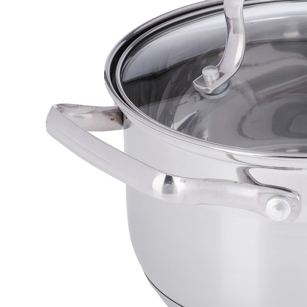 VETTA Берн Кастрюля 16х10см. 1,9л. со стекл. крышкой, индукция, арт.№ 822-099