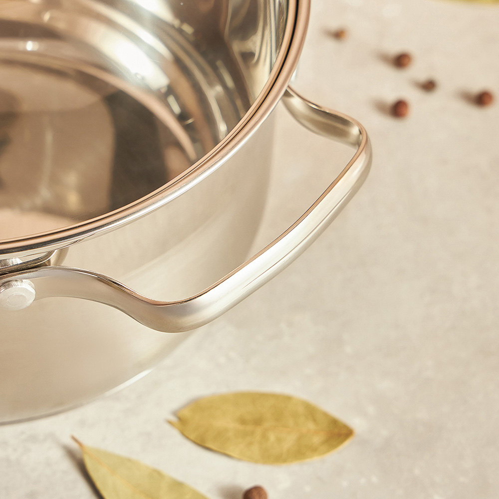 VETTA Берн Кастрюля 16х10см. 1,9л. со стекл. крышкой, индукция, арт.№ 822-099