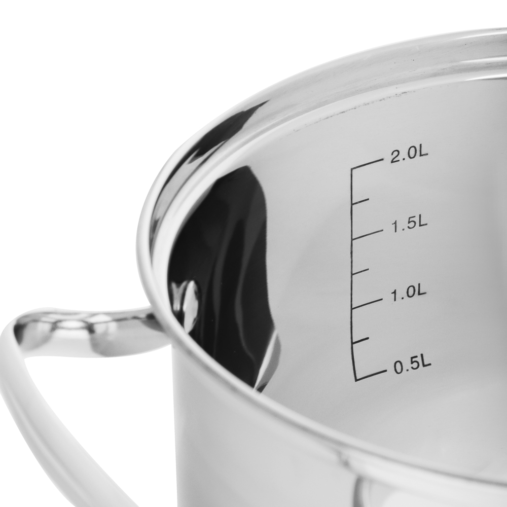 VETTA Берн Кастрюля 18х11см. 2,6л. со стекл. крышкой, индукция, арт.№ 822-100