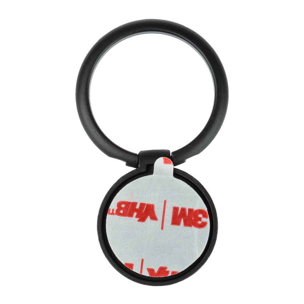 Кольцо-держатель для телефона BY, металлическое, d=33мм, черный матовый, арт.№ 470-302