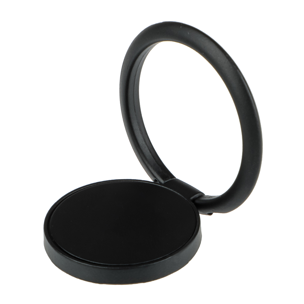 Кольцо-держатель для телефона BY, металлическое, d=33мм, черный матовый, арт.№ 470-302