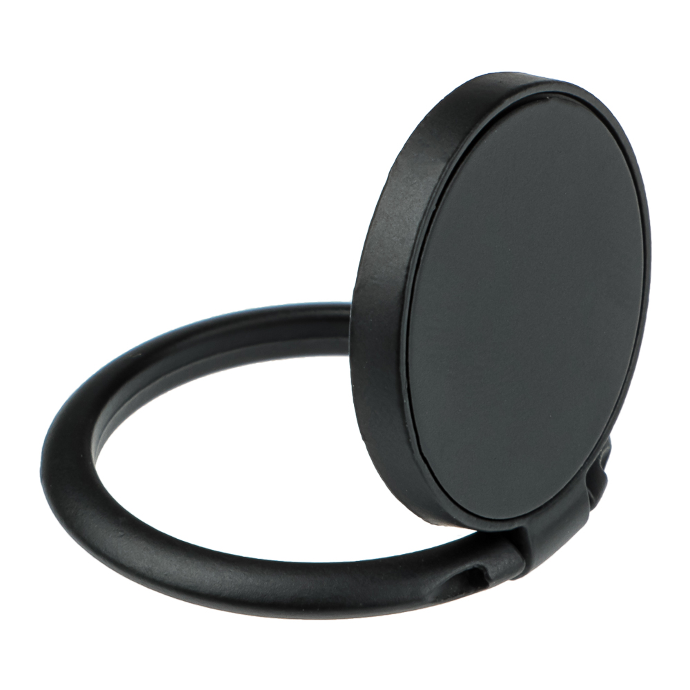 Кольцо-держатель для телефона BY, металлическое, d=33мм, черный матовый, арт.№ 470-302