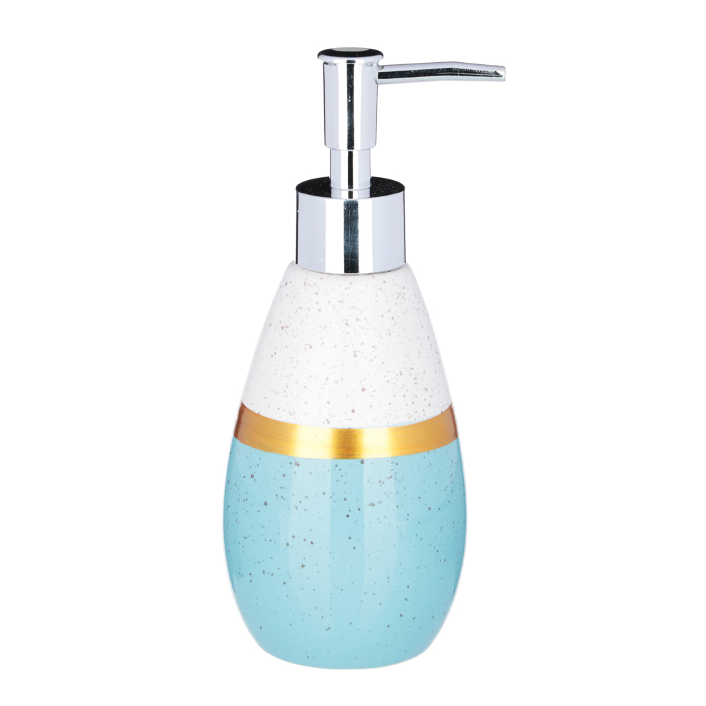 VETTA Дозатор для жидкого мыла, "Любовь с первого взгляда", керамика, 2 цвета, арт.№ 463-013