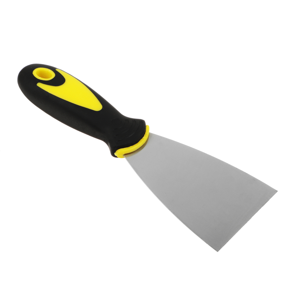 ЕРМАК Шпатель металл. с двухкомпонентной рукояткой, 62,5х120мм, арт.№ 683-161