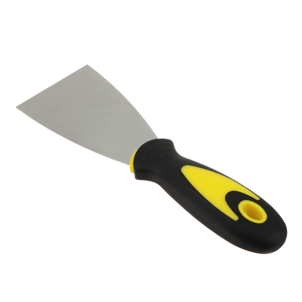 ЕРМАК Шпатель металл. с двухкомпонентной рукояткой, 62,5х120мм, арт.№ 683-161