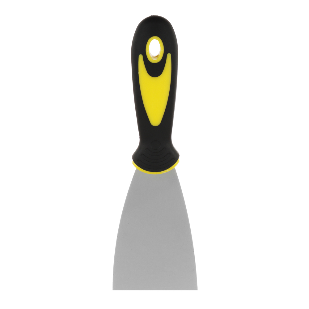 ЕРМАК Шпатель металл. с двухкомпонентной рукояткой, 62,5х120мм, арт.№ 683-161