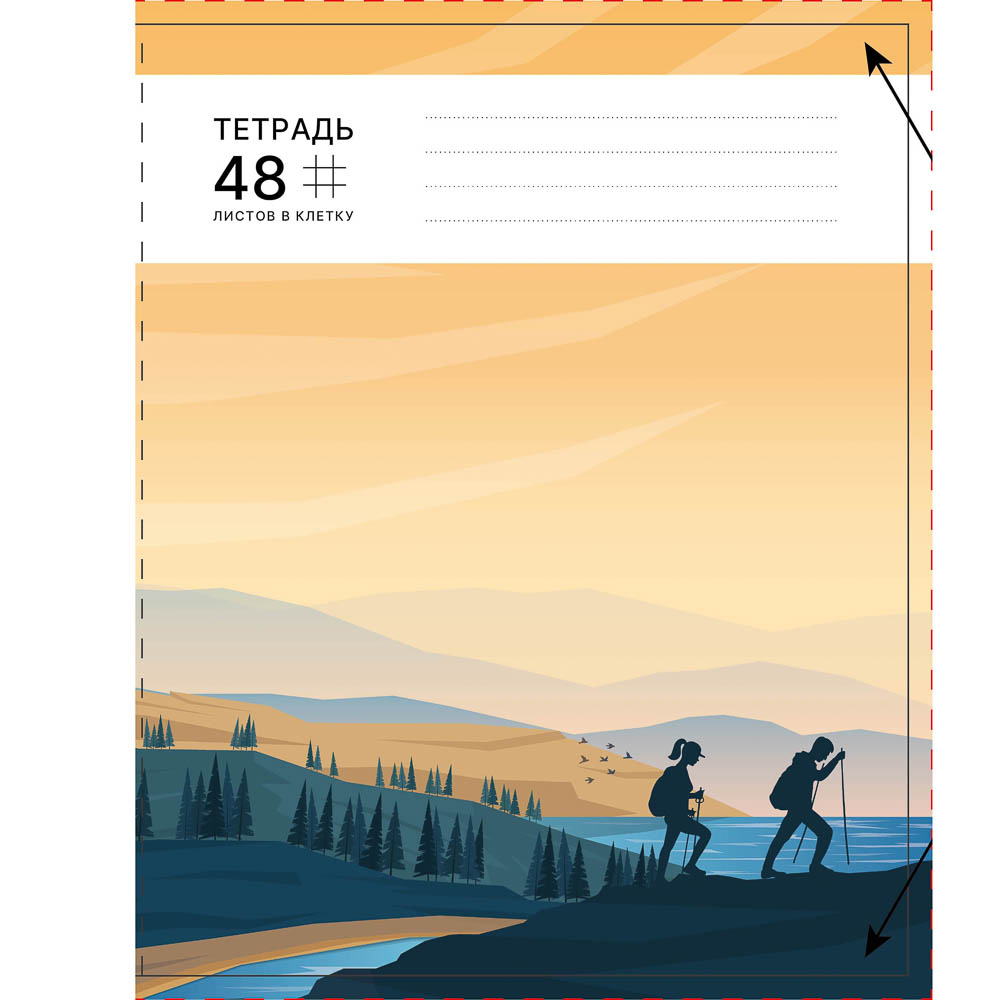 Тетрадь общая 48 листов в клетку ClipStudio, БЕЛЫЕ ЛИСТЫ, обложка картон 190 гр/м2, скрепка, 5 дизайнов, арт.№ 578-173