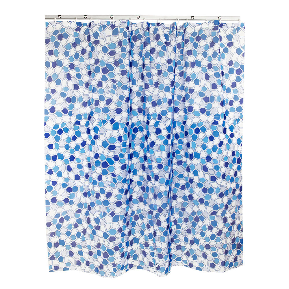 VETTA Шторка для ванной, ПЕВА, 180x180см, Мозаика, 4 цвета, арт.№ 461-068