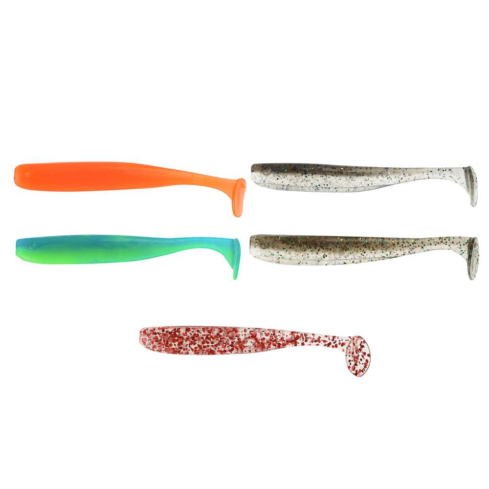 Приманка мягкая "Виброхвост оффсет 2.8" тм AZOR FISHING,силикон Премиум,70 мм,8 шт. в уп,микс цветов, арт.№ 145-085