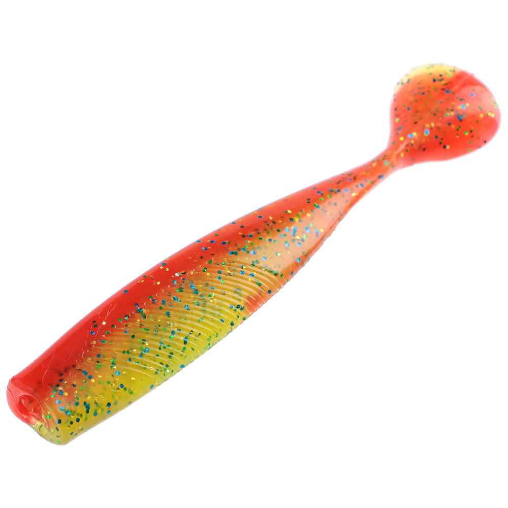 Приманка мягкая "Виброхвост 4.5" тм AZOR FISHING, силикон Премиум, 110 мм, 3 шт. в уп., микс цветов, арт.№ 145-083