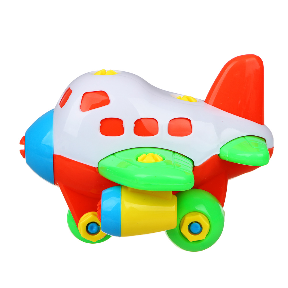 МЕШОК ПОДАРКОВ Игрушка-конструктор с инструментами, крупные детали, PP, 22х8х13,5/18см, 2 диз., арт.№ 891-318