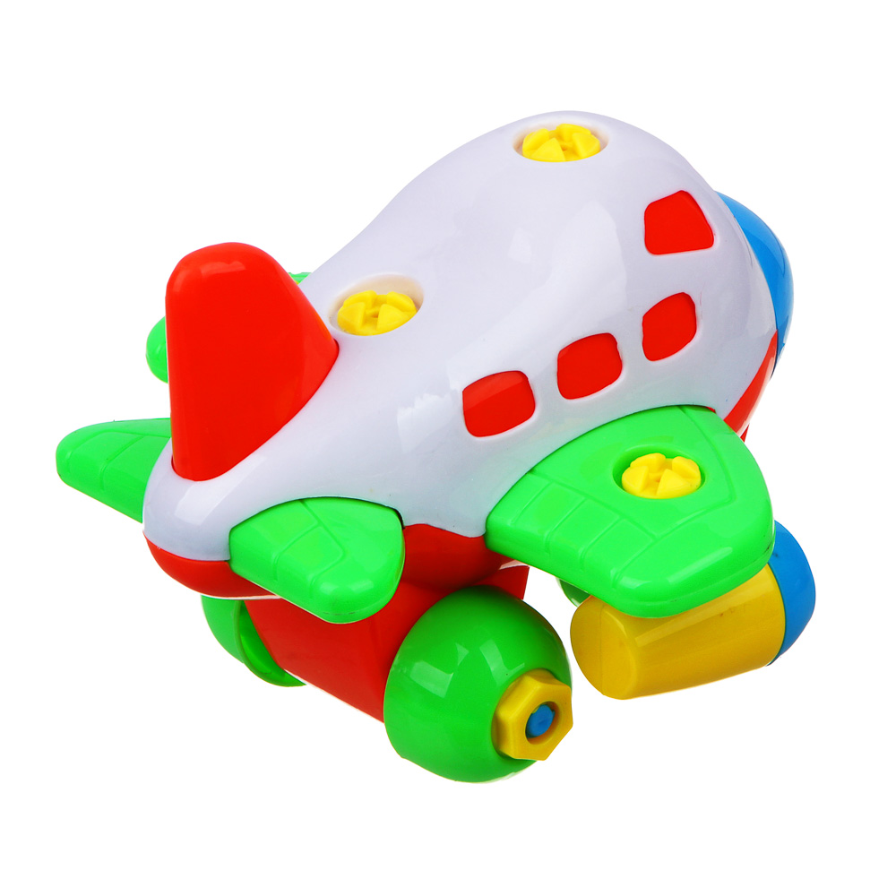 МЕШОК ПОДАРКОВ Игрушка-конструктор с инструментами, крупные детали, PP, 22х8х13,5/18см, 2 диз., арт.№ 891-318