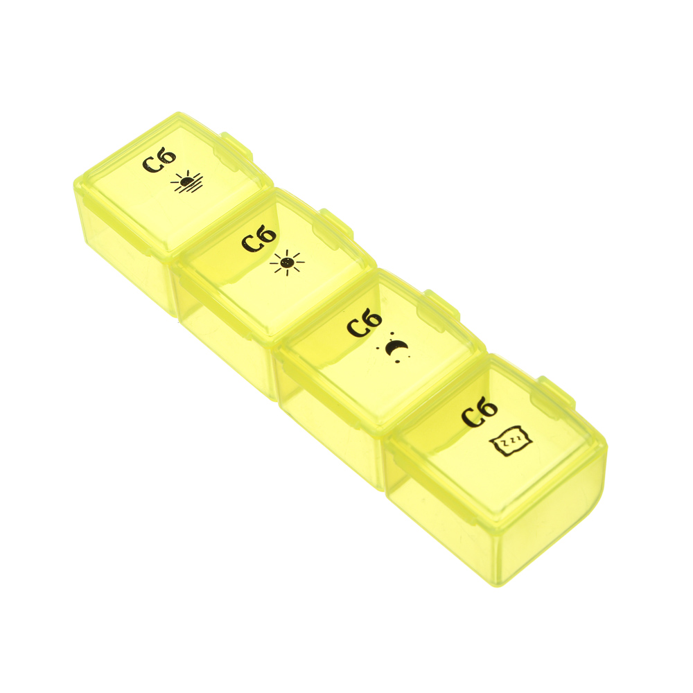 Бокс для таблеток тм VETTA, 28 ячеек, пластик, 19,5х11см, арт.№ 414-204