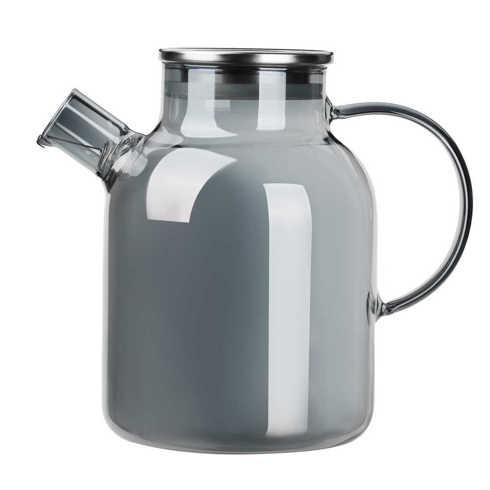 SATOSHI Графит Чайник заварочный 1,8л, стекло, нерж.сталь, арт.№ 850-266