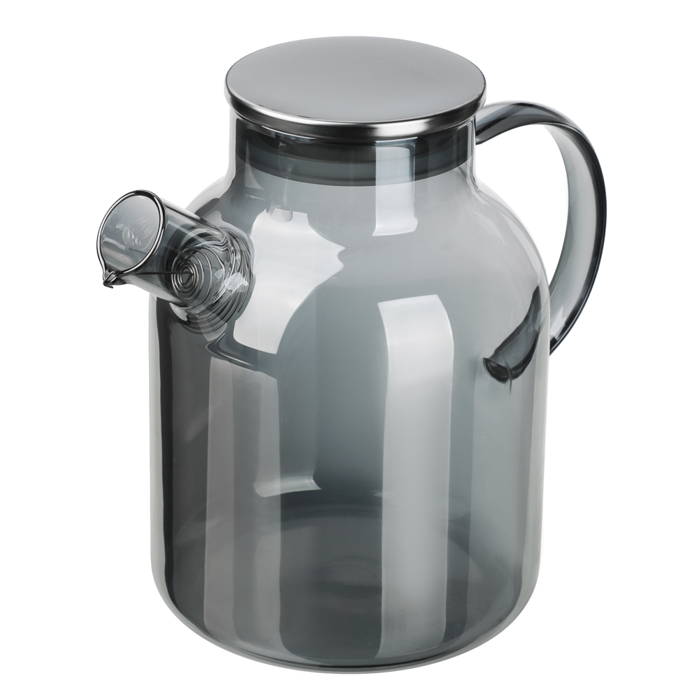 SATOSHI Графит Чайник заварочный 1,8л, стекло, нерж.сталь, арт.№ 850-266