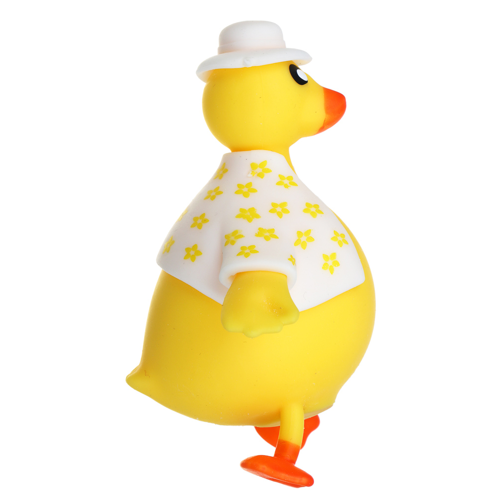ИГРОЛЕНД Игрушка-антистресс, Утка -весельчак, TPR, 14см, 2 цвета, арт.№ 297-006