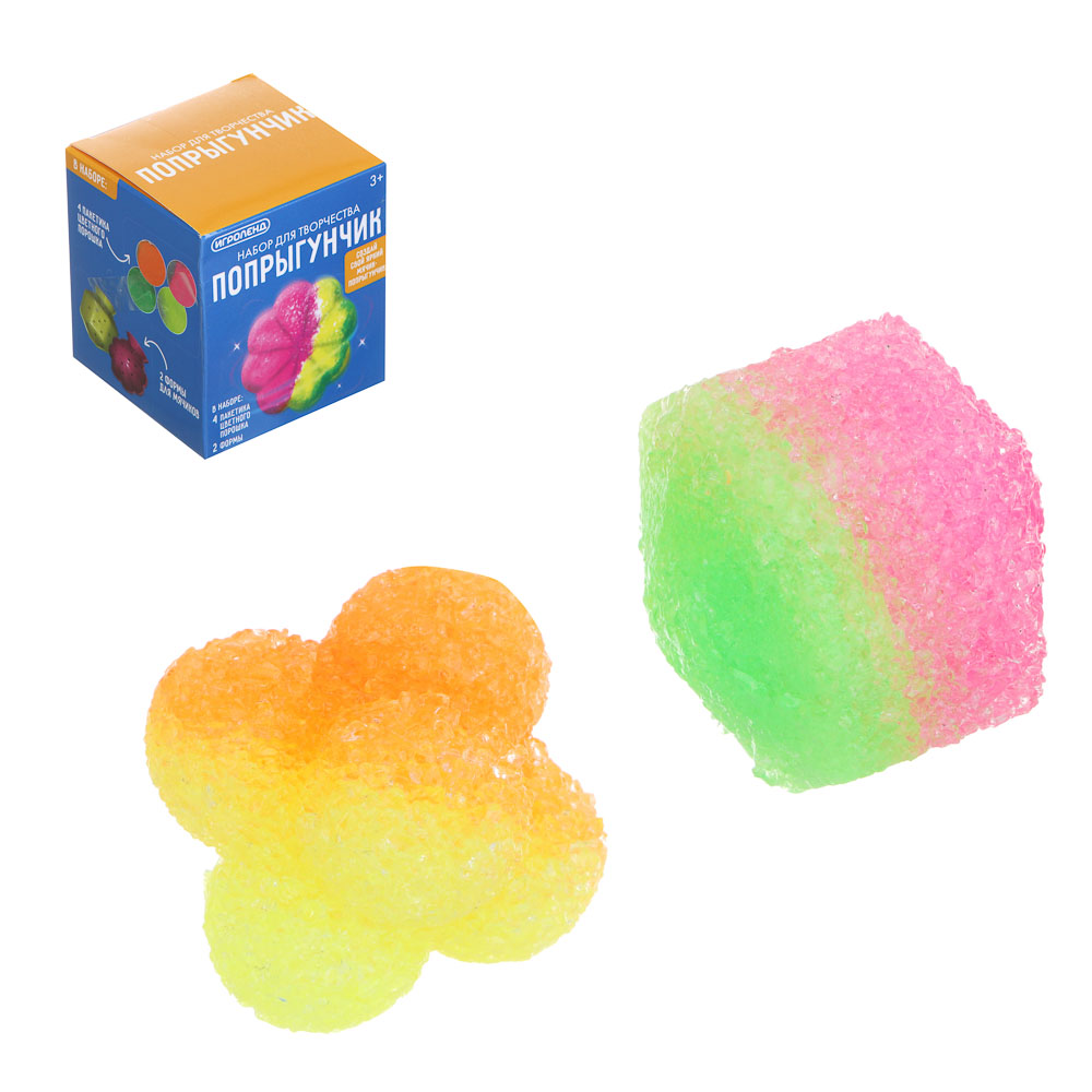 ИГРОЛЕНД Набор для творчества "Попрыгунчик" PVC, PVA, 6,5х6,5х7см, арт.№ 284-312