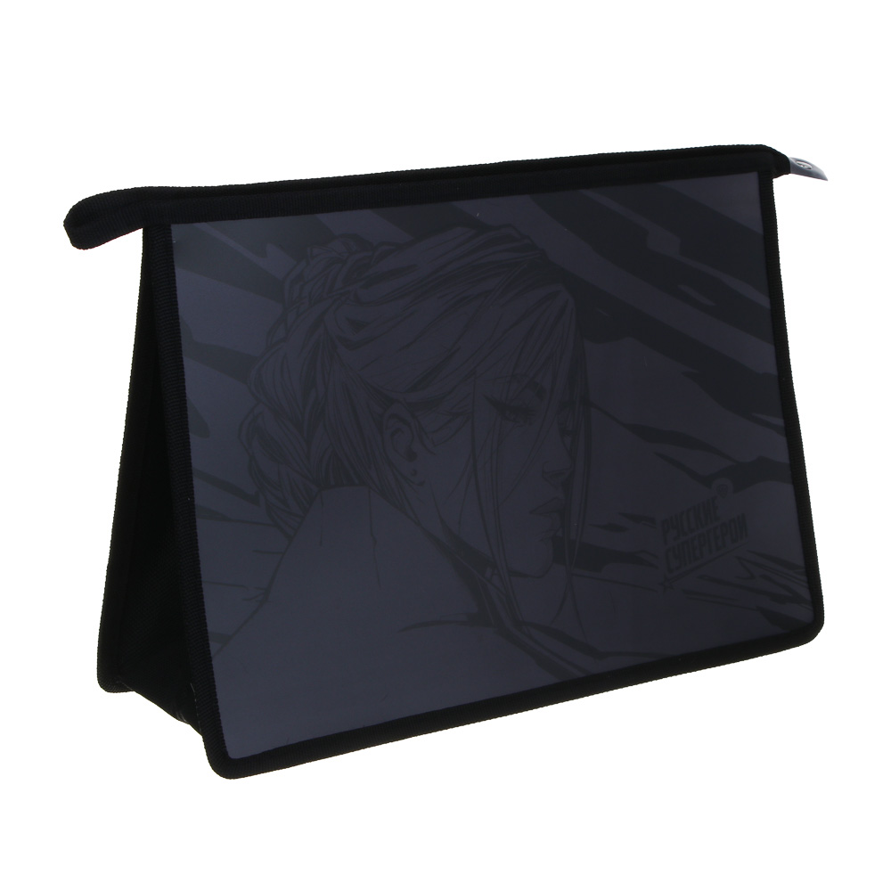 Папка для тетрадей А4 BY Русские Супергерои, 33х23,3 см, "Графика", расш. 5 см, на молн., пластик, арт.№ 801-082