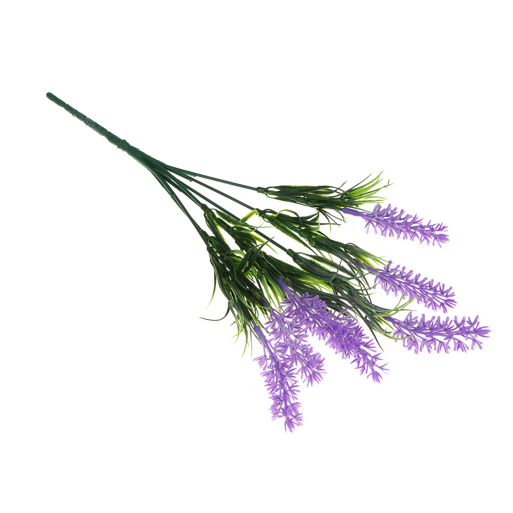 LADECOR Букет искусственных цветов лаванда, 31 см, пластик, арт.№ 535-191
