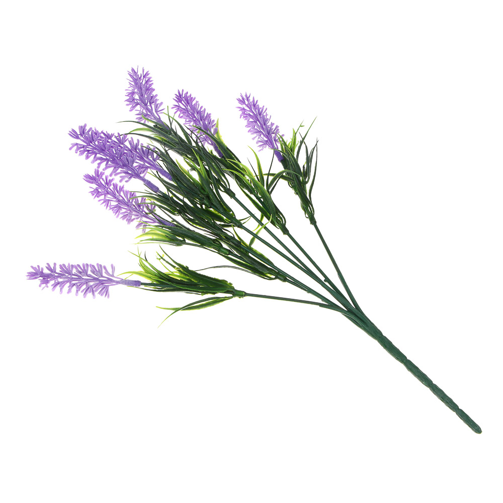 LADECOR Букет искусственных цветов лаванда, 31 см, пластик, арт.№ 535-191