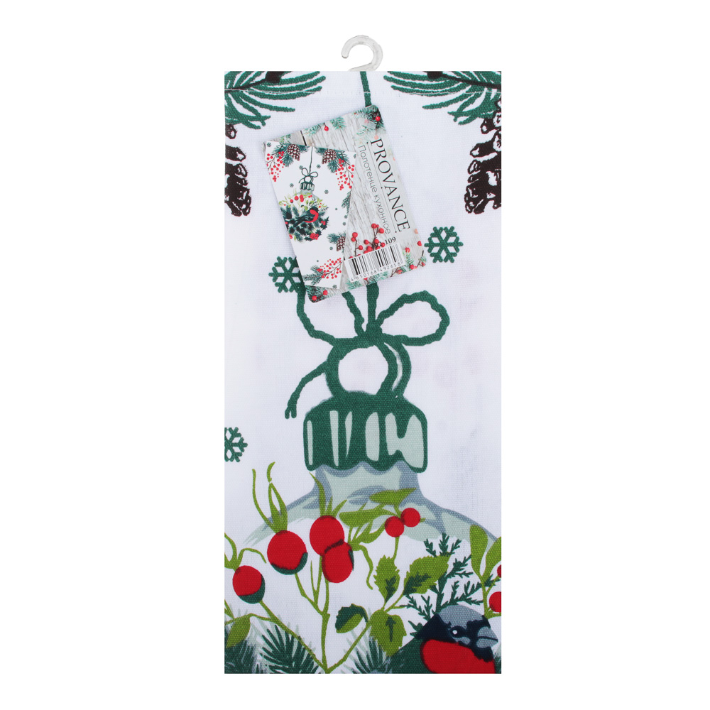 PROVANCE Снегирь Полотенце кухонное, 100% хлопок, 40х60см, арт.№ 492-109