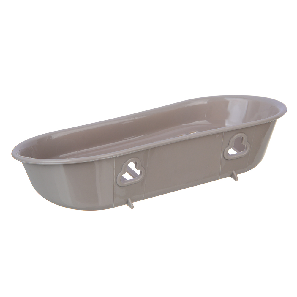 VETTA Love Полочка для ванной комнаты, пластик, 23х10,5х5см, 2 цвета, арт.№ 463-918