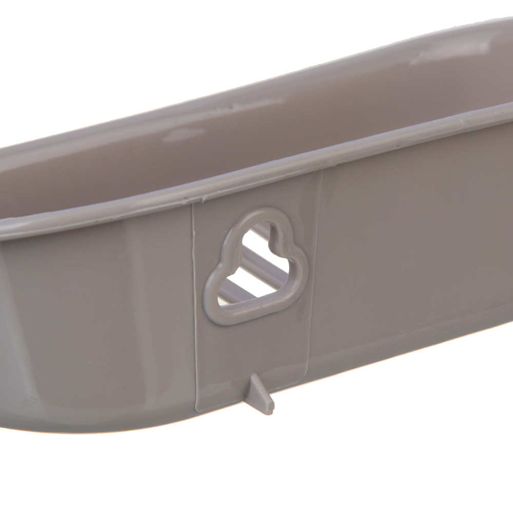 VETTA Love Полочка для ванной комнаты, пластик, 23х10,5х5см, 2 цвета, арт.№ 463-918