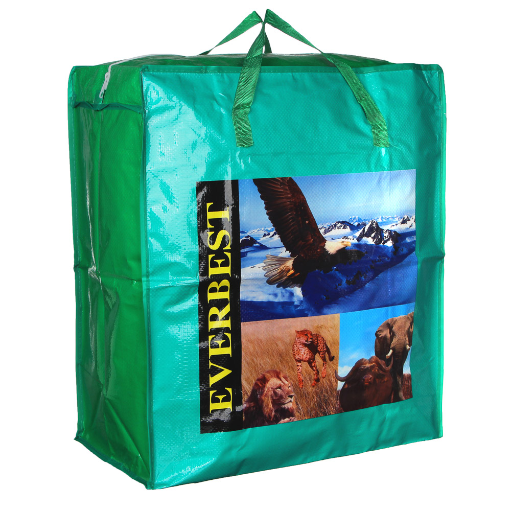 Сумка хозяйственная тм VETTA, 50х55х25см, 68 литров, до 6кг, полипропилен, 4 дизайна, арт.№ 467-095