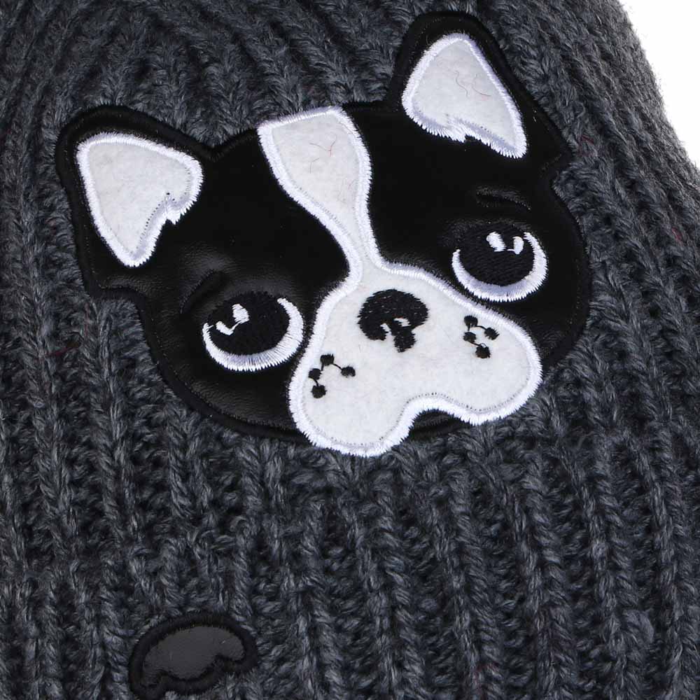 GALANTE Шапка бини детская на подкладе с аппликацией, р-р 52-54, 3 цвета, СЗШ24-24, арт.№ 314-864