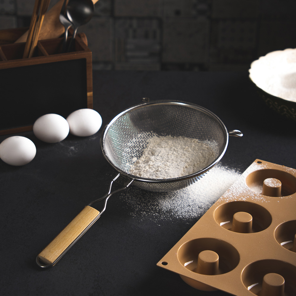 VETTA Ретро Сито с ободом и ручкой 21см, двойная сеть, нерж.сталь, арт.№ 886-051