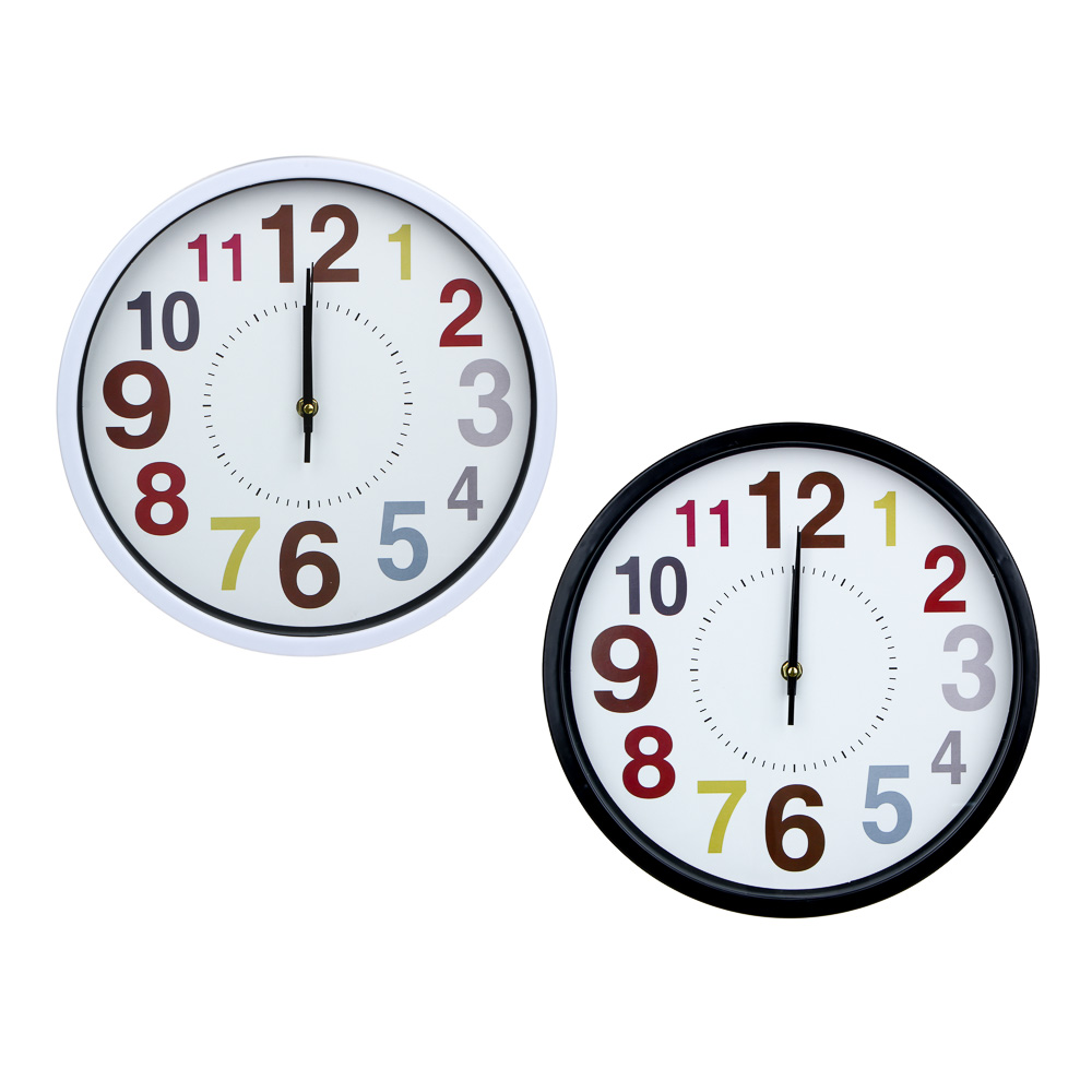 LADECOR CHRONO Часы настенные, круглые, 30 см, 2 цвета, арт.09-55, арт.№ 581-096