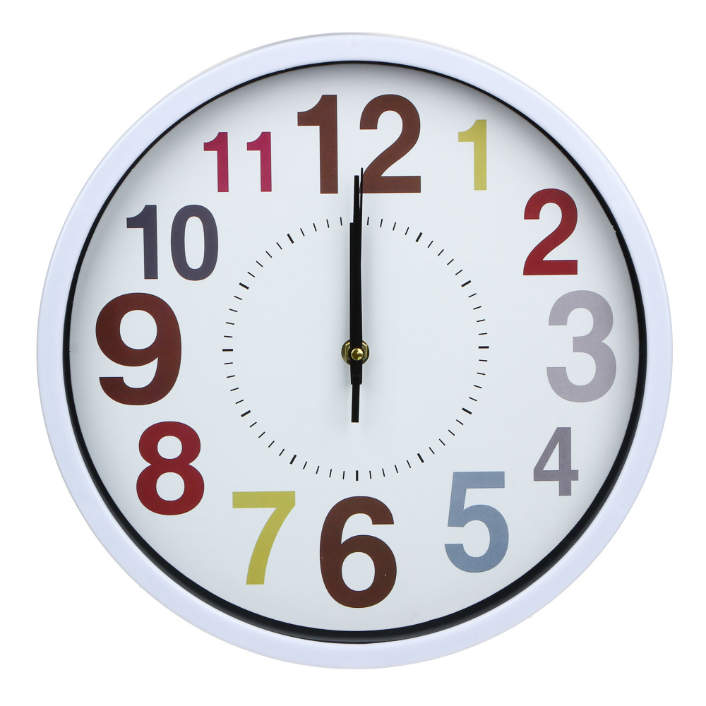LADECOR CHRONO Часы настенные, круглые, 30 см, 2 цвета, арт.09-55, арт.№ 581-096
