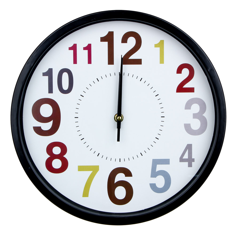 LADECOR CHRONO Часы настенные, круглые, 30 см, 2 цвета, арт.09-55, арт.№ 581-096