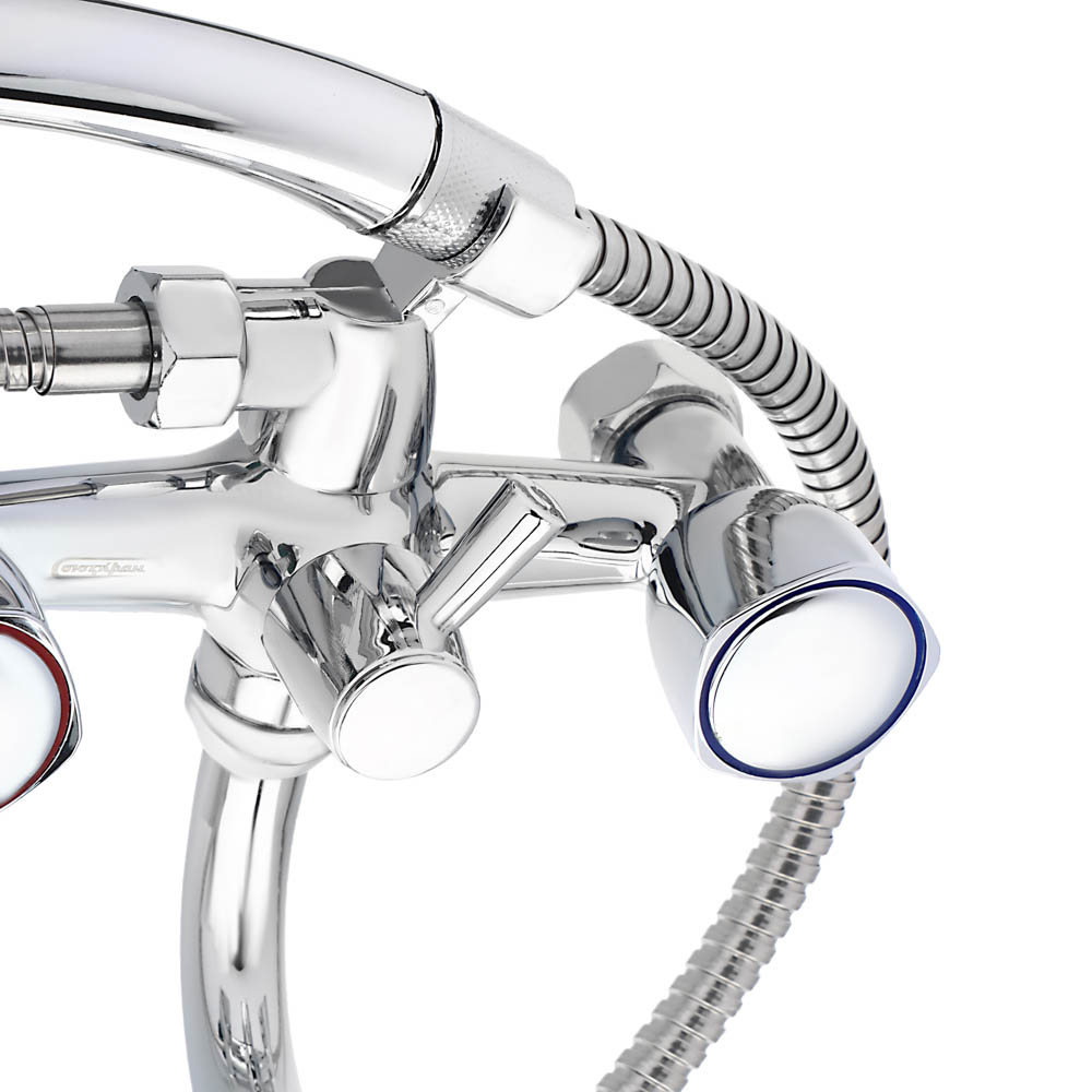 СоюзКран Смеситель для ванны с душем, круглый излив 30см, кер. кран-буксы 1/2, хром, цинк, SK08-S237, арт.№ 566-234