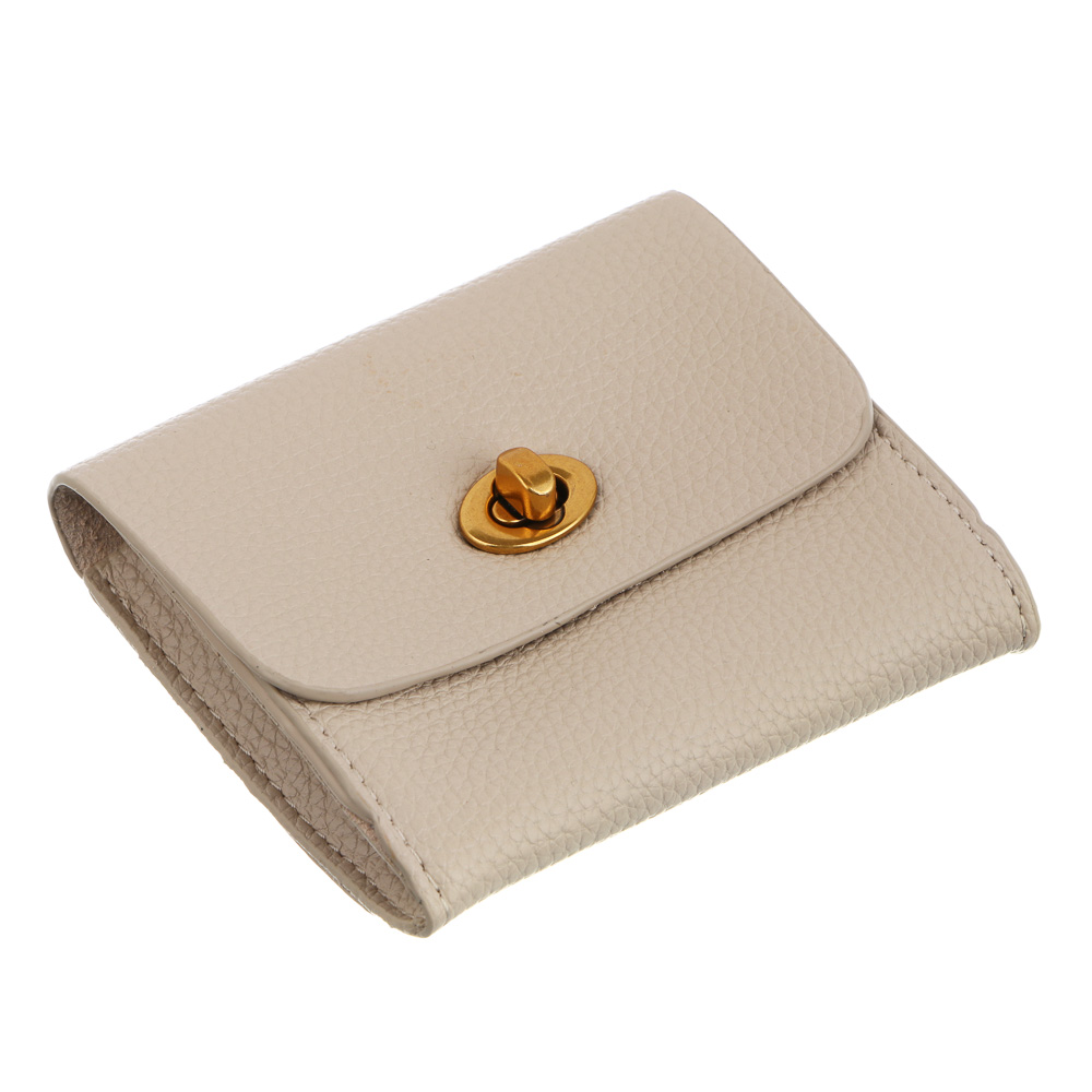 ЮL Кошелек на метал.застежке, 2 отделения ПУ, 10,8х8,8x3 см, 4 цвета, арт.№ 303-076