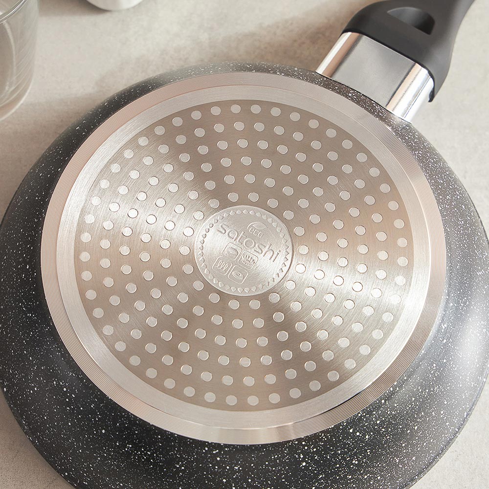 SATOSHI Танто Сковорода литая d20см, антипригарное покрытие Мрамор, индукция, арт.№ 846-385